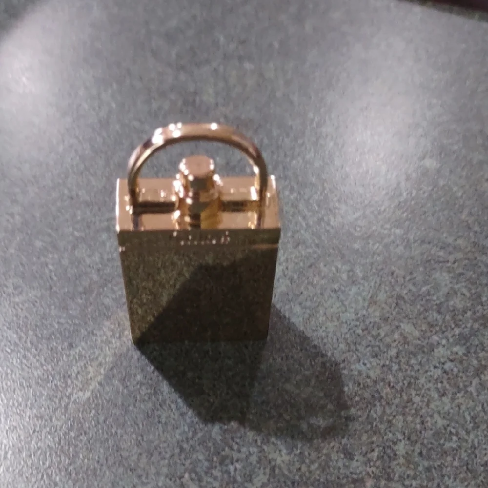 Chloe Mini Perfume Bottle Gold Tone Pendant - Picture 4 of 5